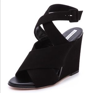 Diane Von Furstenberg wedge sandals